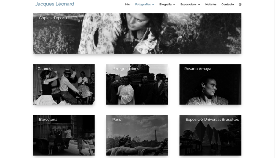 Photographic Social Vision - Web dedicada a Jacques Leónard