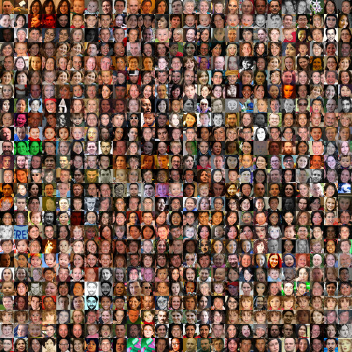 Photographic Social Vision - I dreamed about a human being. Contact Sheet
